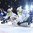PARIS, FRANCE - MAY 10: Slovenia's Klemen Pretnar #7, Gasper Kroselj #32 and Finland's Mikko Rantanen #96 dive for a loose puck during preliminary round action at the 2017 IIHF Ice Hockey World Championship. (Photo by Matt Zambonin/HHOF-IIHF Images)
